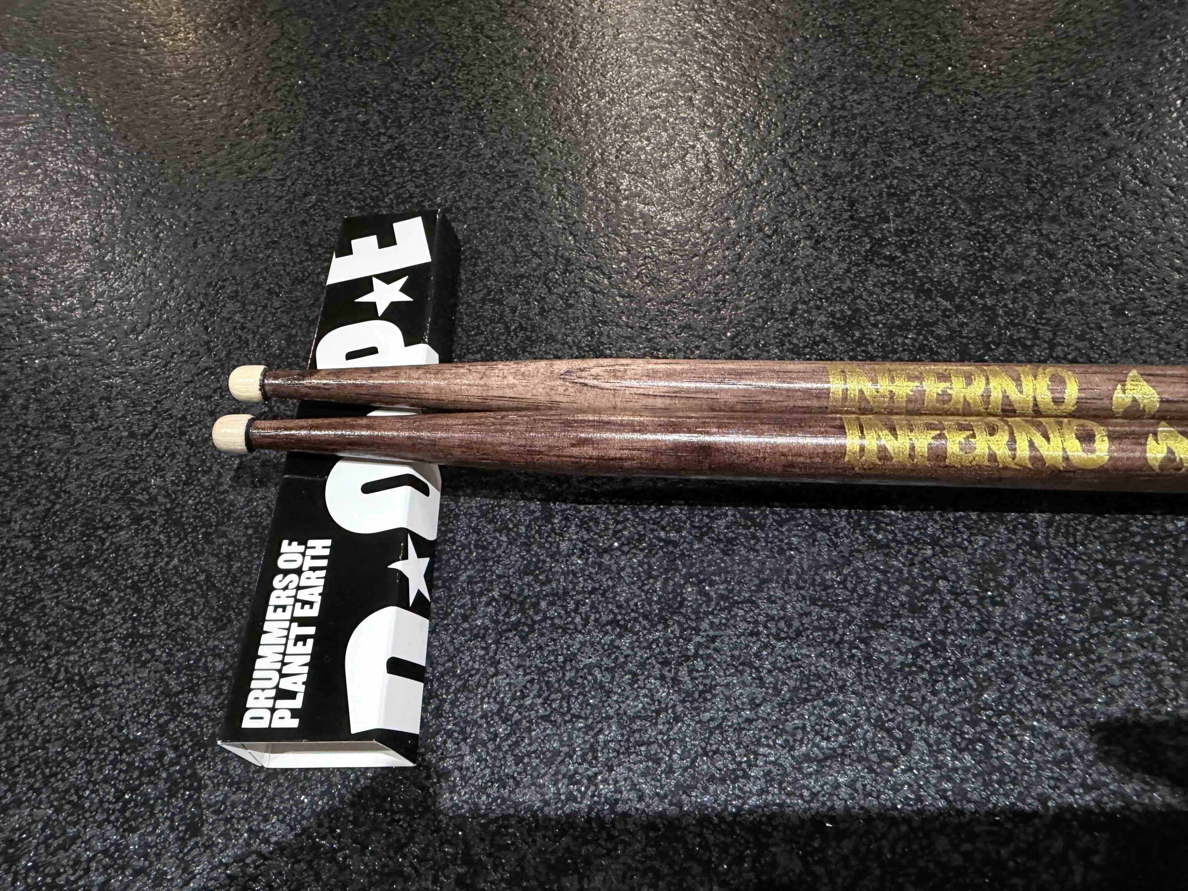 ~NEW~ Dope Stickz Inferno Grain 9AX Barrel Tip Drum Sticks Pair